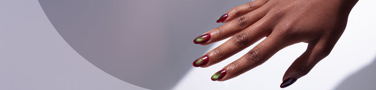 Herbstliche Cat Eye Nägel von Proglow