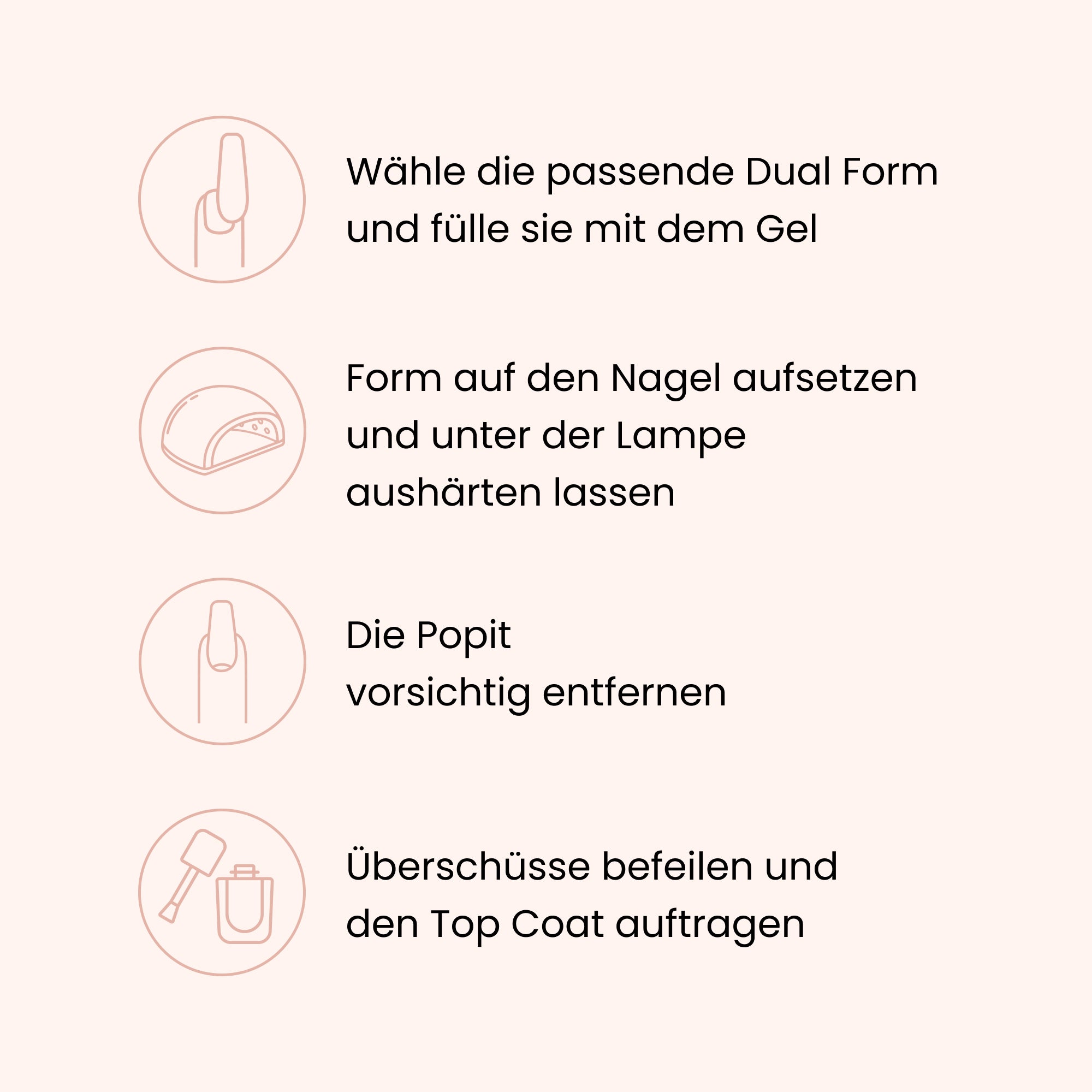 Popits - Dual Tips Square - (C-Curve) - 120 Stück