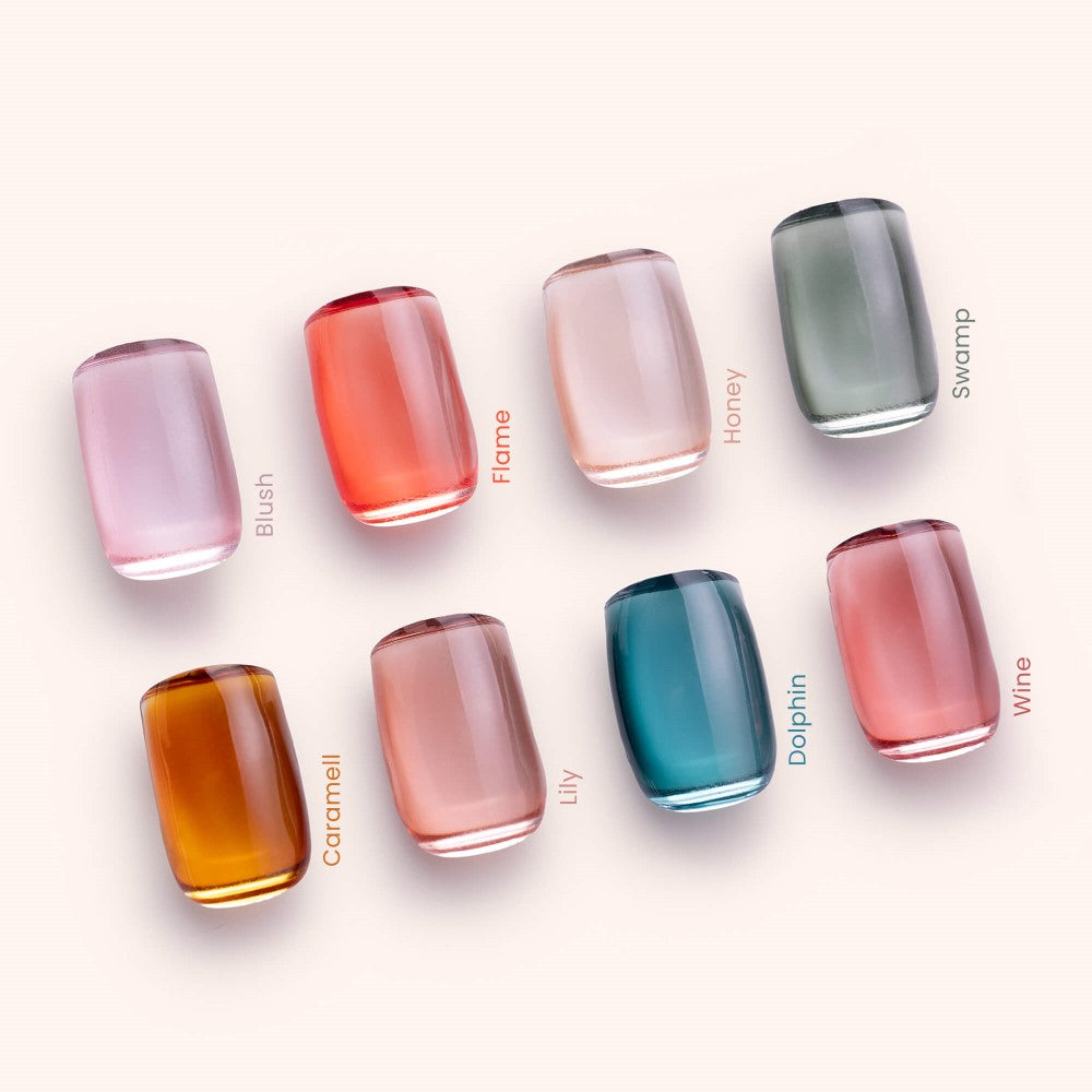 Gel Polish Shellac Crystal Caramell