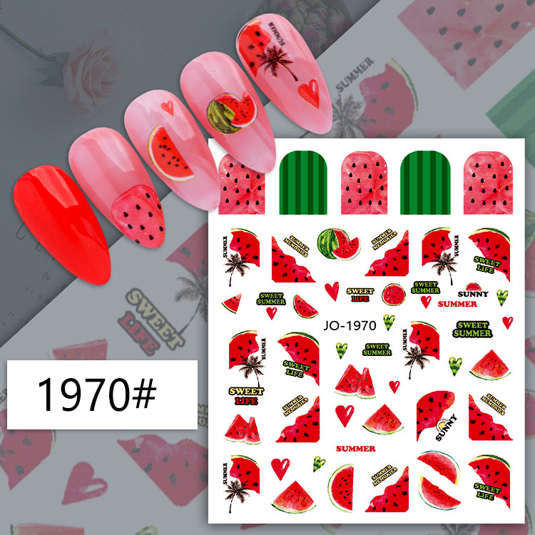 Nail Sticker Watermelon