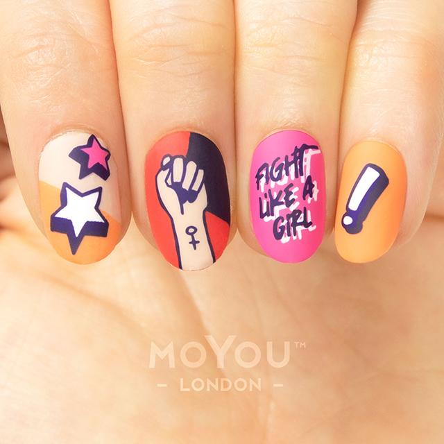 MoYou Stamping Girl Power 01